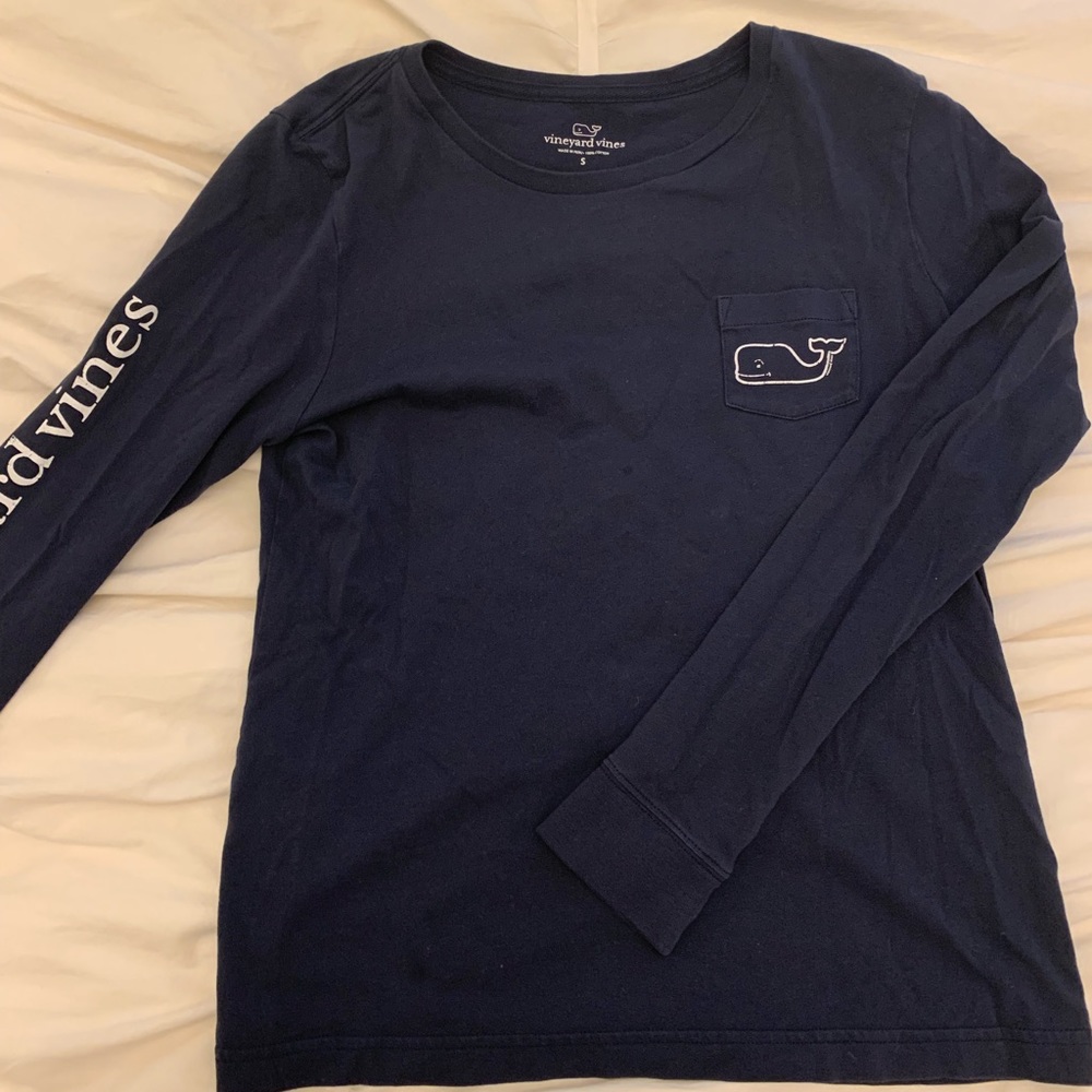 Women’s Navy Vineyard Vines Long Sleeve